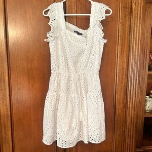 NWOT INC brand white eyelet sundress Sz Medium. So cute